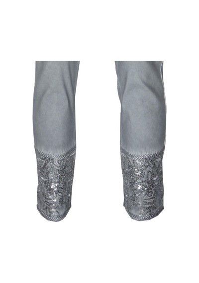 Bulalgiy Kadın Gri Payetli Pantolon - Bga316781-gri Gri