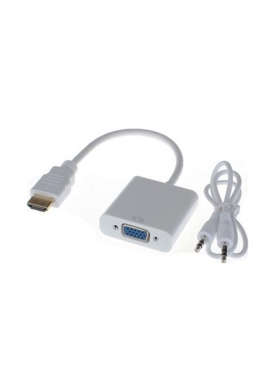 Hdmi To Vga Kablo Çevirici Dönüştürücü Ses Çıkışlı Çevirici Kablo 552901773