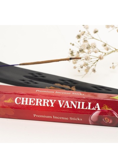 Aromatika Kiraz & Vanilya Aromalı Premium Çubuk Tütsü
