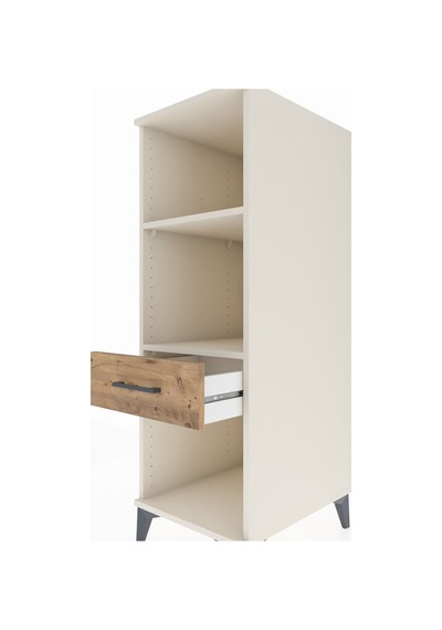 Kronos Dolap 2 Raflı Tek Çekmeceli 44x59x134 Aytaşı-çam Aytaşı