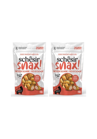 Schesir Snax Somonlu Dolgulu Kedi Ödül Maması 60 G X 2 Adet