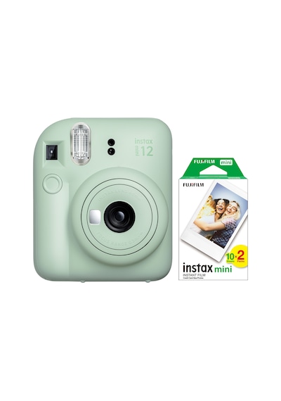 Fujifilm Instax Mini 12 Fotoğraf Makinesi + 20'li Mini Film Yeşil