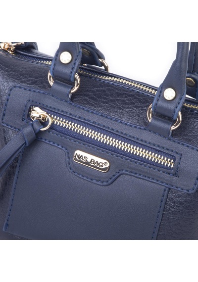 Nas Bag Kadın Mini El Ve Postacı Çantası Lacivert Victoria Laci