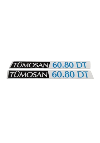 Tümosan 60.80 Dt Kaporta Yazı Etiketi Sağ-sol Yapışkanlı