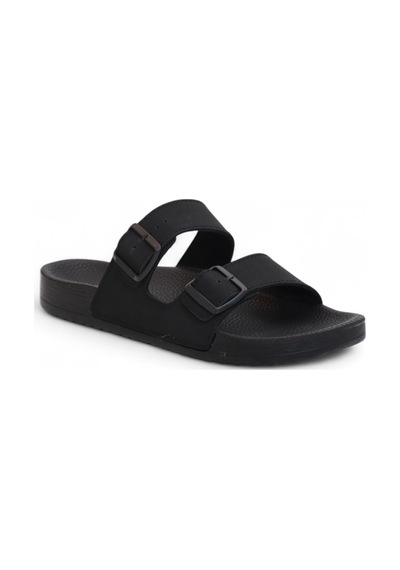 Ceyo 2116-bhm10 Tam Anatomik Unisex Tokalı Günlük Terlik - Nkt02116-si Siyah