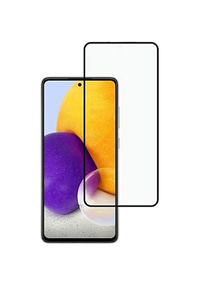 Samsung Uyumlu Galaxy A72 Tam Kaplayan Çerçeveli Tempered Ekran Koruyucu