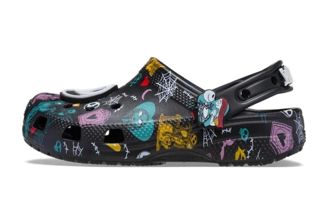 Crocs Classic Clog K Nightmare Multi Çocuk Terlik-10857 Siyah