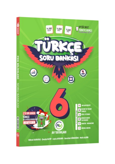 Av Yayınları 6.sınıf Türkçe Soru Bankası