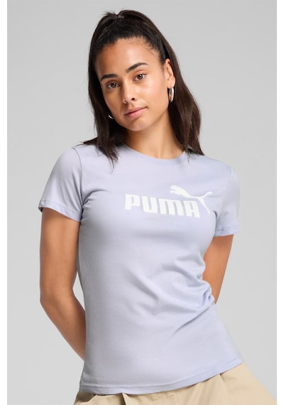 Puma Ess No. 1 Logo Kadın Tişört Mavi