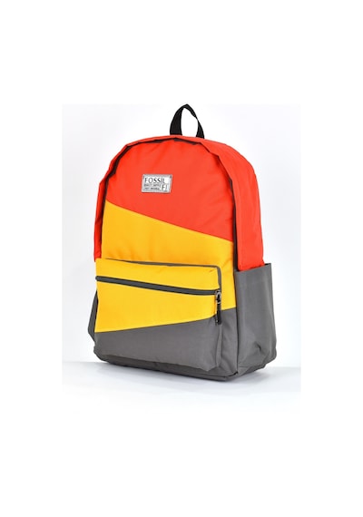 Fossil Unisex Çok Gözlü Günlük Seyahat Okul Sırt Çantası Turuncu 9507