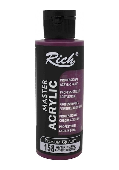 Rich Akrilik Boya 158 Antik Bordo 120 Cc