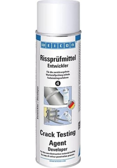 Çatlak Kontrol Spreyi Özel Geliştiricisi 500 Ml Boya Penetrant Yöntemi İle Malzeme Testi