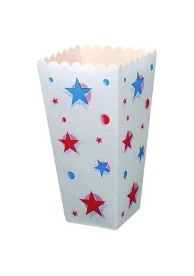Büyük Karton Popcorn/mısır Kutusu, 50 Adet