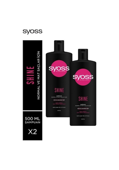 Syoss Shine Şampuan 2 x 500 ML