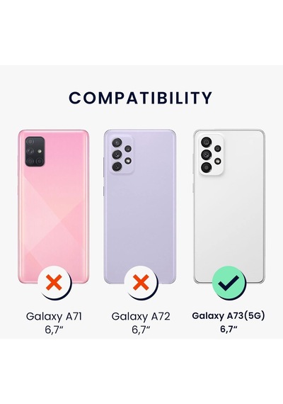 Teknomoda Samsung Uyumlu Galaxy A73 Kilif Tam Korumali Içi Kadife Silikon Kapak 404477058