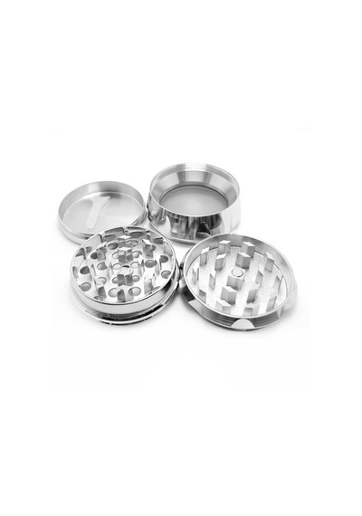 Silver 55 mm. Tütün Baharat Herbal Öğütücüsü Parçalayıcı pz39slv