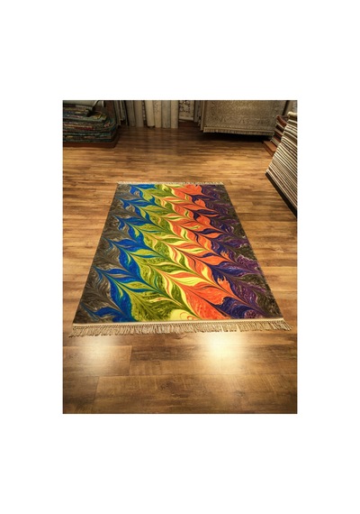 Ebru 9905c Multi Halı Çok Renkli