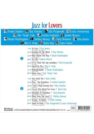 Jazz For Lovers - Çeşitli Sanatçılar Plak