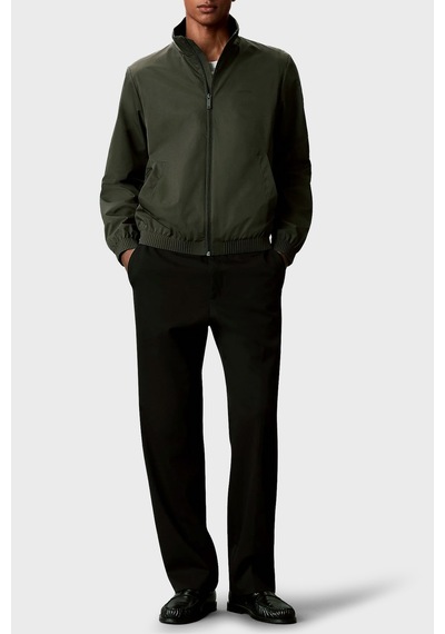Calvin Klein Logolu Regular Fit Dik Yaka Mont Lv04lf515gpar Erkek Mont Lv04lf515g Par Haki