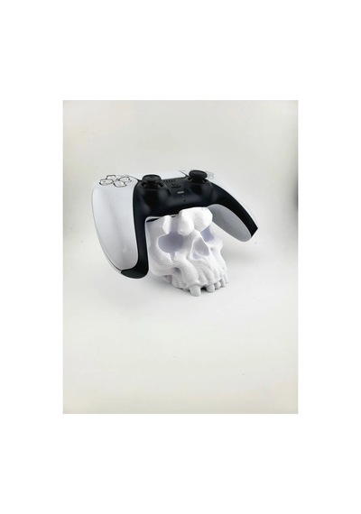 Kafatası Özel Tasarım Playstation5 Kol Tutucu Stand, Ps5 Kol Standı, Joystick Standı, Ps5 Kol Standı