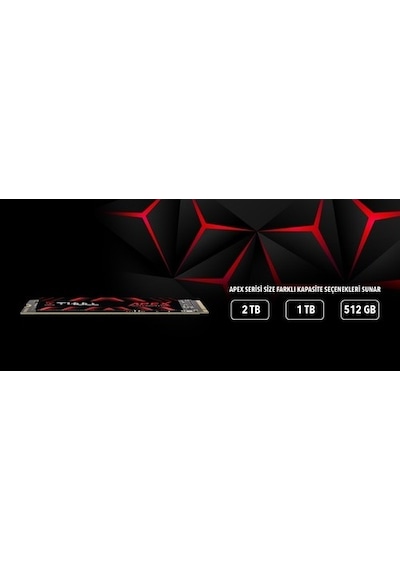 Thull Apex THL-M2PCİE-APXG4X4/1TB 1 TB M2 NVMe PCIe G4X4 Gen 4 SSD