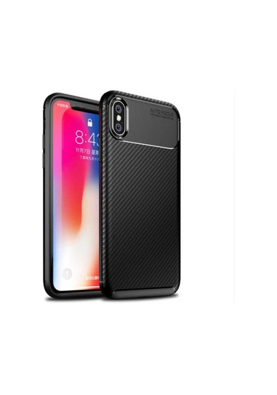Apple Uyumlu iPhone XS Max 6.5 Kilif Karbon Silikon Case 373407171