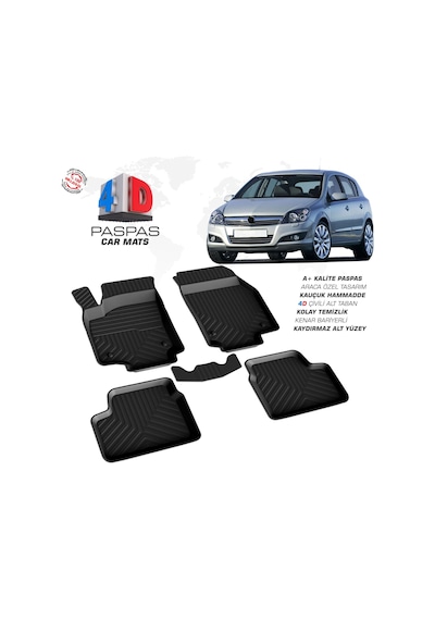 Astra H 2004 2005 2006 2007 2008 2009 4D Havuzlu Paspas S Dizayn