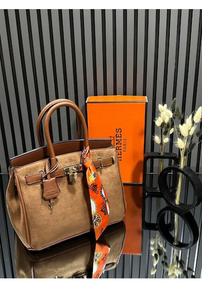 Allure Boutique Kadın Çanta Açık Kahverengi - Krem