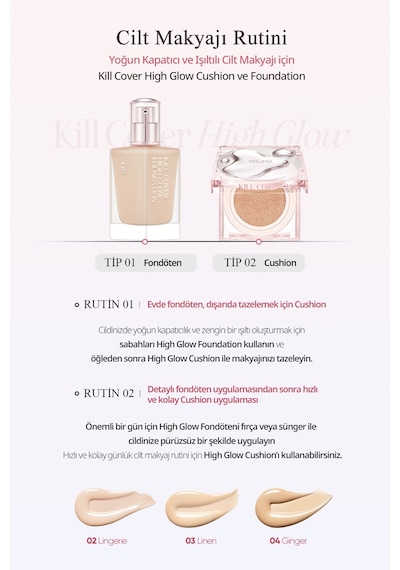 Clio Kill Cover High-Glow Foundation 2 Lingerie