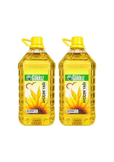 Gökkız Ayçiçek Yağı 5 Lt Pet 2 Li