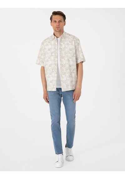 Pierre Cardin Erkek Açık Mavi Pantolon Jean 50302721-vr003 Açık Mavi