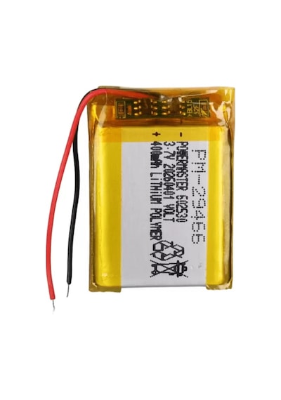 Powermaster Pm-29466 3.7v 400mah 602530 Soketsiz Lityum Polimer Li-po Batarya Şarj Edilebilir Pil