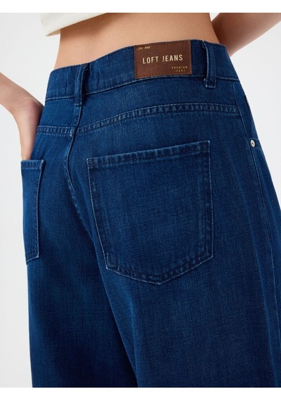 Super Palazzo Regular Fit Kadın Pantolon Denim