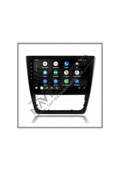 Özer Elektronik Skoda Yeti 2009-2017 Uyumlu 6 Gb Ram 128 Gb Hafıza Androıd Multımedıa Teyp 10 İnç
