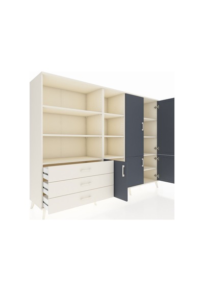 Hyperion Dolap 11 Raflı 3 Çekmeceli 5 Kapaklı 220x44x163 Aytaşı-a Aytaşı-antrasit/aytaşı Hyperion Dolap 11 Raflı 3 Çekmeceli 5 Kapaklı 220x44x163 Aytaşı-a Aytaşı-antrasit/aytaşı