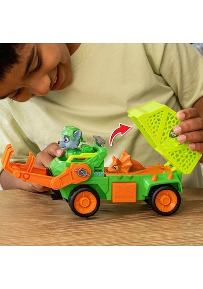 The Dino Movie Rocky Figürü Ve Dino Kurtarma Aracı