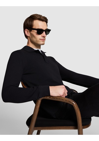 Pierre Cardin Siyah Slim Fit Basic Sweatshirt 50333998-vr046