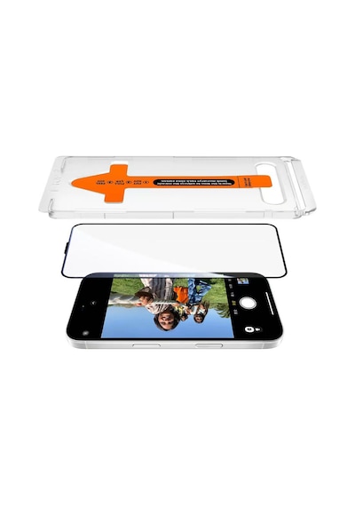 Apple Uyumlu   iPhone 14 Pro Max Mkst 3d Oliv Hd Temperli Cam Ekran Koruyucu + Kolay Uygulama Aparatı - Şeffaf