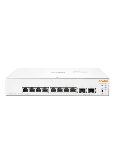 Hp Aruba Instant On, Jl680a, 1930-8g, 8port, Gigabit, 2 Port Gigabit Sfp, Yönetilebilir, Rack Mount Switch