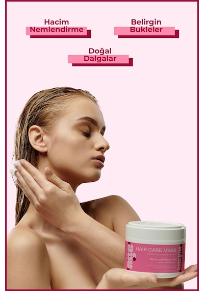Kıvırcık Ve Dalgalı Saçlar İçin Saç Bakım Maskesi 250 Ml Bukle Belirginleştirici