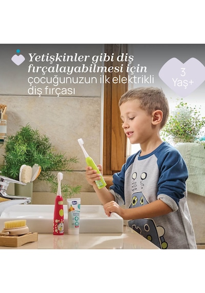 Chicco Elektrikli Diş Fırçası 3+ Ay Tiger