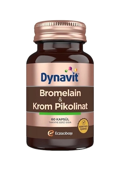 Dynavit Bromelain Krom Pikolinat 60 Kapsül