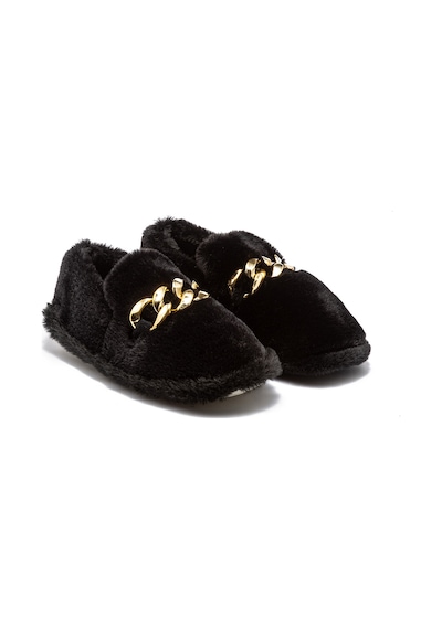 Twigy Angel Kadın Peluş Ev Ayakkabısı Siyah 37/41 Siyah