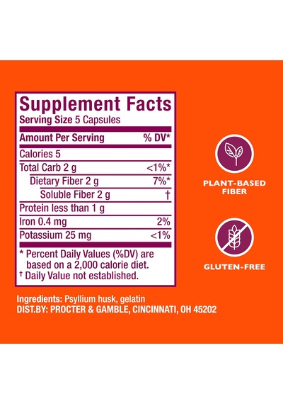 Metamucil 3-ın-1 Daily Fiber 300 Kapsül Usa Menşeii Dmmedicineden