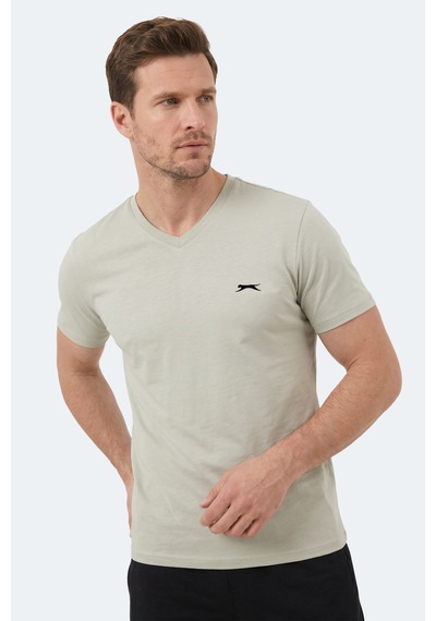 Slazenger Rıvaldo T Erkek Açık Gri Tişört