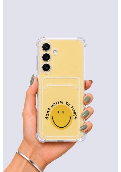 Samsung Galaxy Uyumlu S24 Fe Kartlıklı Gülücük Desenli Kılıf Mh-hs5202-6749
