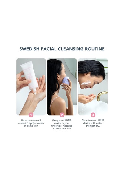 Deep & Gentle Luna 4 Sensitive Paketi - Hassas Cilt Temizleme Fırçası + Luna Micro-foam Face Cleanser 2, 100 Ml + Der