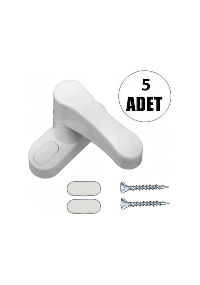 5 Adet Kapı Pencere Emniyet Kilidi Pimapen Pvc İçin