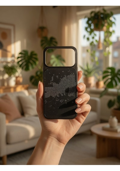 İphone 17/18 Promax Ortak Uyumlu Karbon Fiber Desenli Darbeye Dayanıklı Kılıf Çok Renkli1
