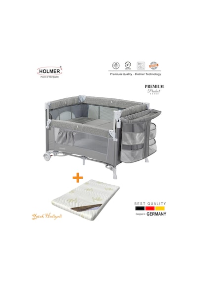 Holmer Coolstyle Oyun Parkı/Anne Yanı/Park Yatak Multi Pro + Yatak